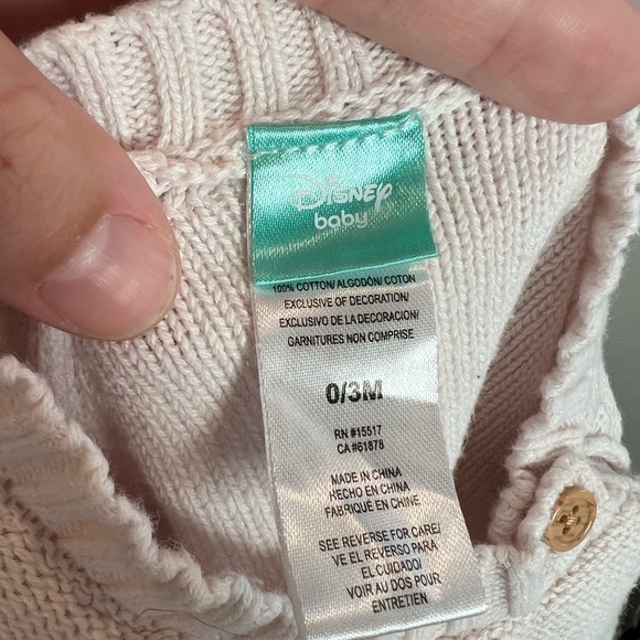 Disney Baby Tinker Bell Kids Matching Set 0-3M - Picture 7 of 7